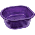 ForPro Universal Pedi Bath Liners - 50% THICKER - Fit Footsie Bath Plus Foot Bath, Disposable Pedicure Foot Tub Liners for Foot Spa Basins & Foot Bath Soaks, Purple, 100-Count