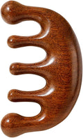 Wooden Scalp Massager, Scalp Massager Hair Growth Comb for Scalp Gua Sha (Sandalwood)