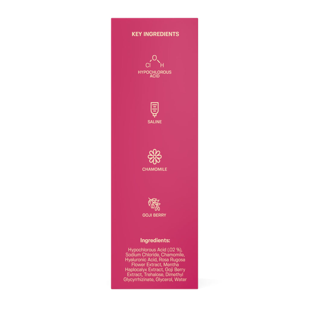 BASE LABORATORIES Hypochlorous Acid Spray for Face & Skin - Travel Size - Facial Toner Spray & Cleaner - Skin Repair Solution helps reduce redness, acne - HOCL Molecule Spray 4oz (2 x 2oz) - 2PK