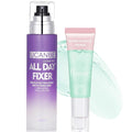 UCANBE Matte Setting Spray & Primer Gel Duo – Long-Lasting Makeup Set for Oily Skin, Shine Control, Pore Blurring, Oil-Free Hydrating Face Primer & Makeup Finishing Mist for All-Day Wear, 7.5 Fl oz