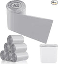 Maxdot 6 Roll 50 Bags Sanitary Napkin Disposal Receptacle Liner Surface Mount Feminine Hygiene Liner Plastic Bags for Wall Mountable Receptacles or Bin, Bathroom, Commercial, Restroom, 12 x 16 Inch