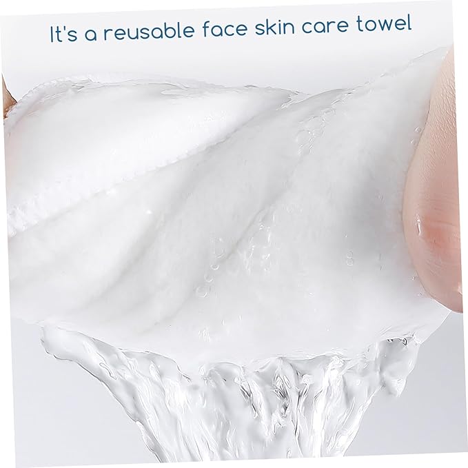 2Pcs Reusable Hot Cold Compress Facial Towels for Spa Home Care Soft Durable Face Care Towels for Skin Moisturizing for Women