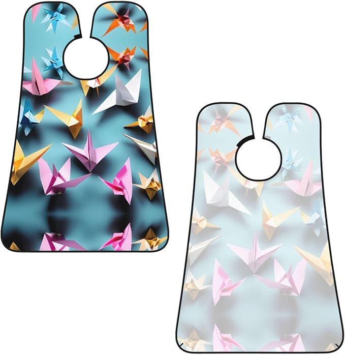 Pinks Cotton Candy Print Beard Bib Shaving Apron, Beard Hair Trimming Cape Gift For Dad