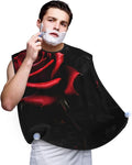 Purple Music Notes Print Beard Bib Shaving Apron, Beard Hair Trimming Cape – For Dad