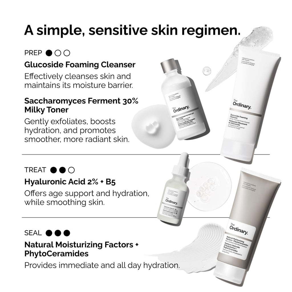 The Ordinary Glucoside Foaming Cleanser, Gentle Foaming Face Wash for All Skin Types Including Sensitive Skin, 5.1 Fl Oz