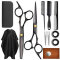 13 Piece Hair Cutting Scissors Set with Thinning Shears for Home and Salon