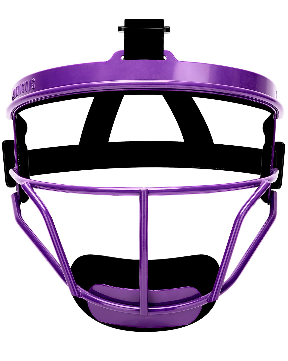 Dinictis Softball Face Mask, Lightweight, Comfortable, with Wide Field Vision, Durable and Safe Face Guards, Premium Protective Softball Fielder's Mask-Purple-Youth(M)