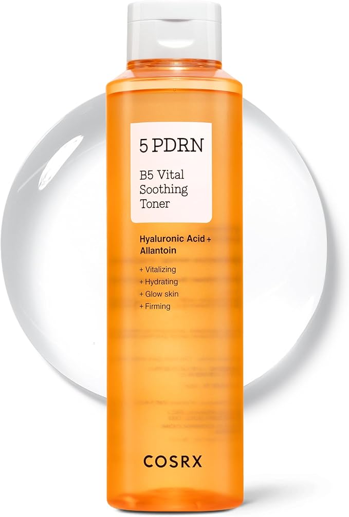 COSRX 5 PDRN B5 Vital Soothing Toner - Korean Toner for Rejuvenating & Soothing Skin with Salmon DNA, Centella, Lactobacillus PDRN & Panthenol, Korean Skin Care 9.46 fl.oz.
