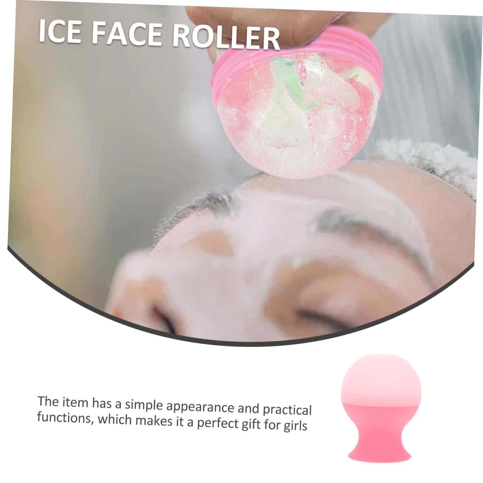 CALLARON Silicone Face Ice Roller for Skin Care Durable Icing Tool for Face and Eye Easy to Grip for Relaxation and Reducing Puffiness present for Friends and Family