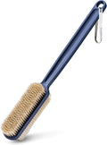 MainBasics Back Scrubber for Shower, Long Handle Body Brush, 15.75 Inch