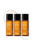 Hanskin AHA Pore Cleansing Oil for Dry Skin, Sample Trial Mini Size, Exfoliating Makeup Remover Facial Cleanser Set, Moisturizing, Korean Skincare [30 ml/Pack of 3]