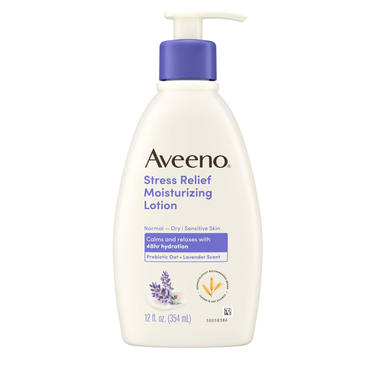 Aveeno Stress Relief Moisturizing Body Lotion, Lavender Scent, 33 fl. oz