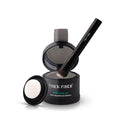 THICK FIBER Root Touch Up Powder, Cover Up Hairline for Thin- Water & Sweat Resistant Hair Loss Concealer Set with for Thinning Hair Women, Includes Brush (Grey)