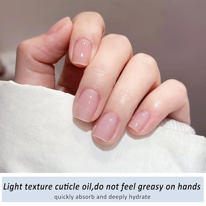 Fcozpjk Revitalizing Cuticle Oil, 2PCS Cuticle Oil for Nails, Green Tea & Ocean Scent, Moisturizes Strengthener Oil Dry Nail Treatment Repair Cuticles, With Vitamin E Nail and Cuticle Oil 1.4 Fl Oz