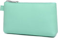 PU Leather Makeup Simple and Convenient Handbag Small Exquisite Storage Bag (PU/Light Green)