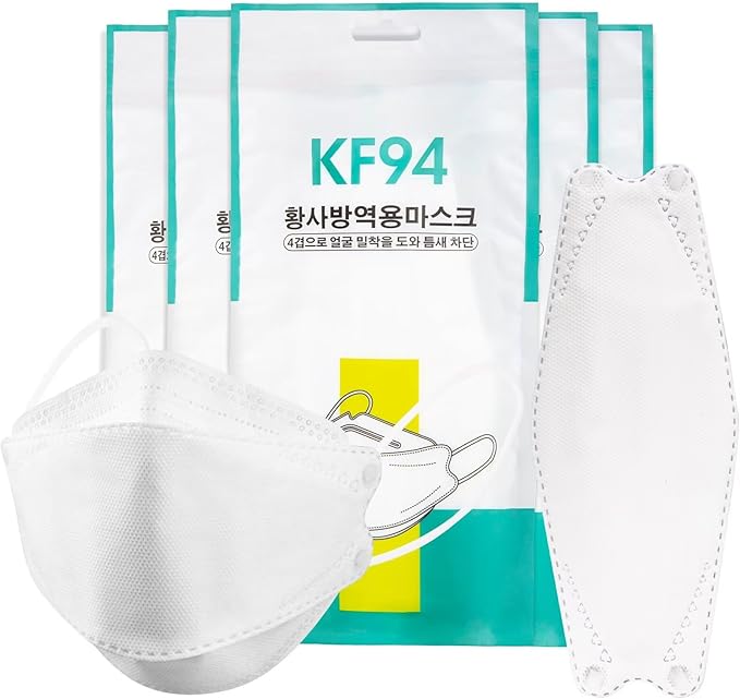 50/100 Pack KF94 Face_Covers, Color mask，Black Mask，4-Layer mask Independent packaging,outdoor Daily Use