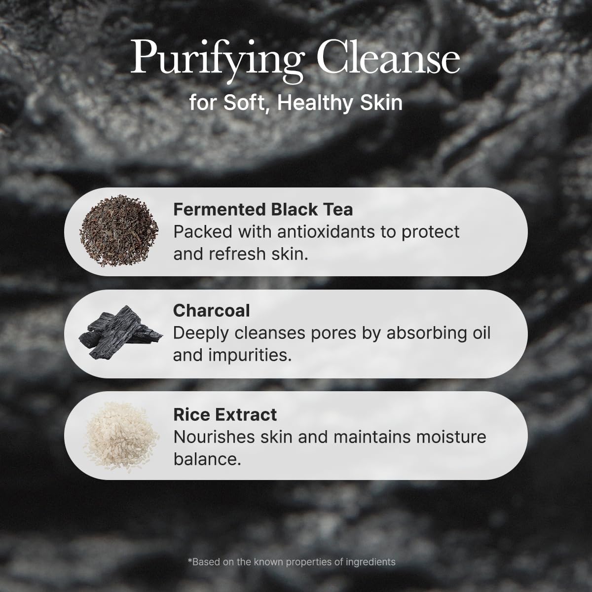 Arencia Black Tea Rice Mochi Face Cleanser, Deep-Cleansing, Pore Care, Sebum Control, Oily Skin 120g (4.23 oz)
