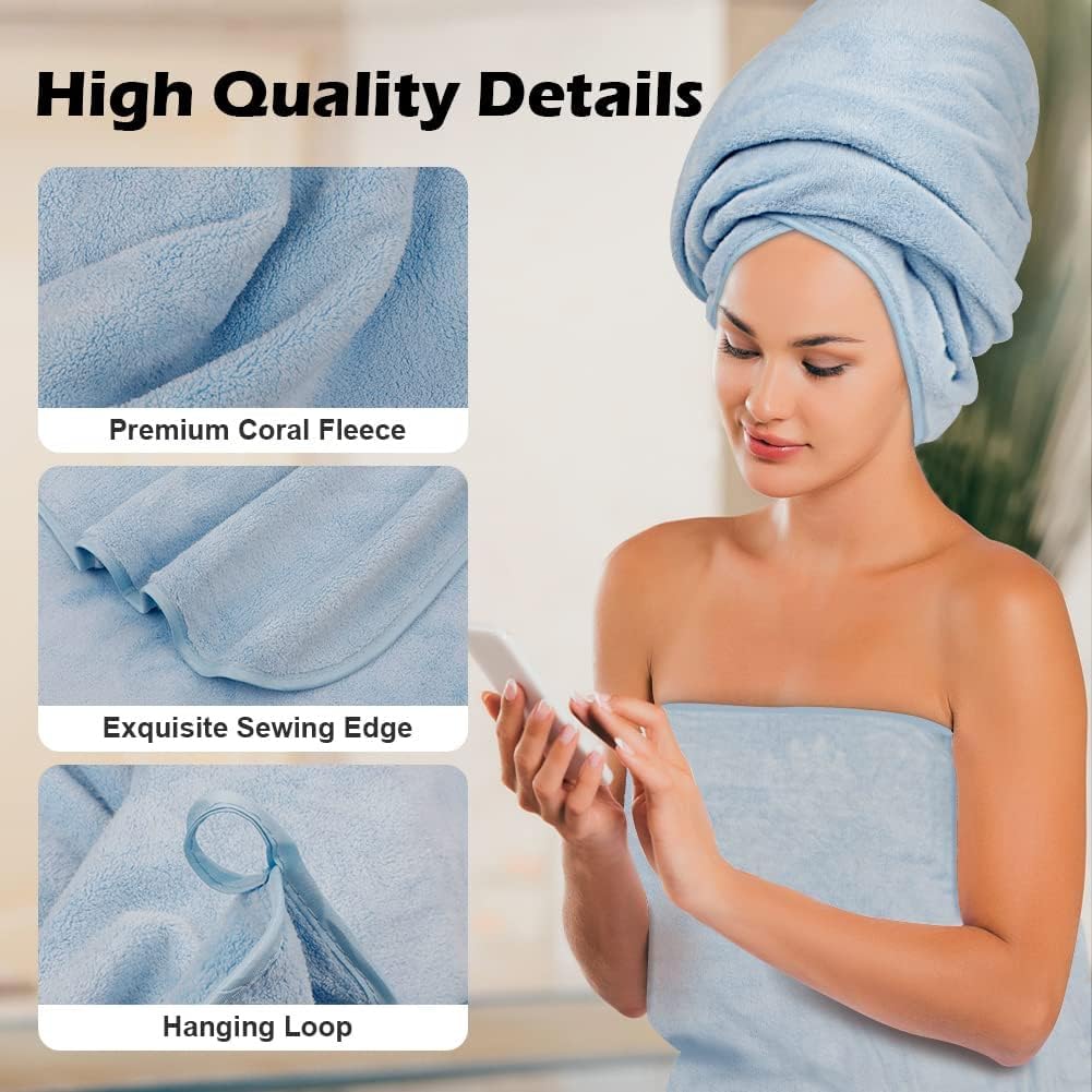 Orighty Bath Towels, Soft Feel Bath Towel, 2 Pack (27'' x 54'')