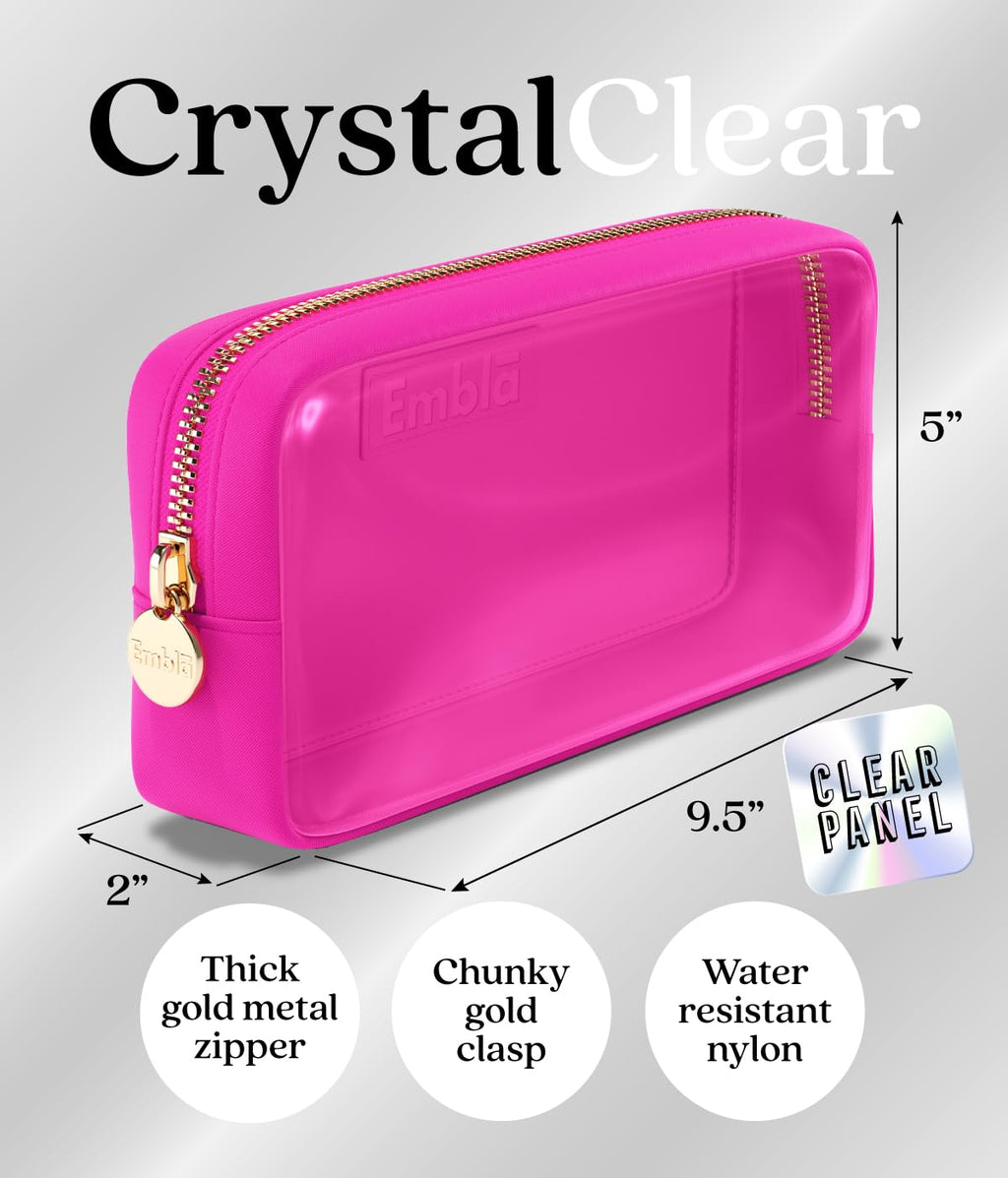 Makeup Bag for Women, Travel Cosmetic Organizer, Waterproof Toiletry Pouch