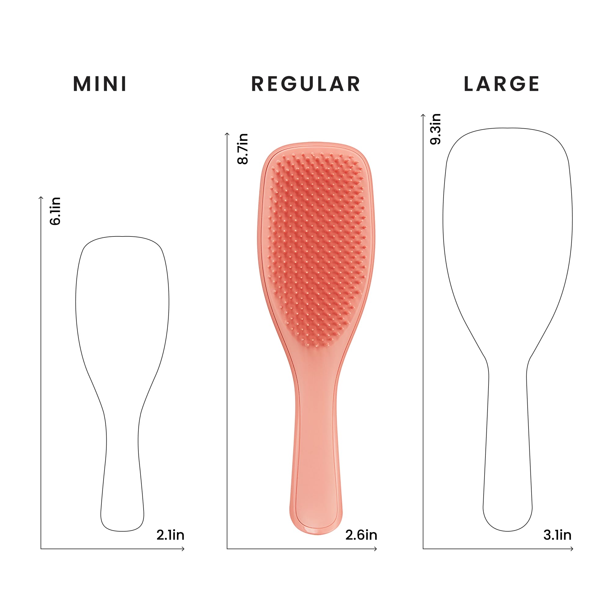 Tangle Teezer Fine Ultimate Detangler Brush for Fine Hair, Sweet Cinnamon