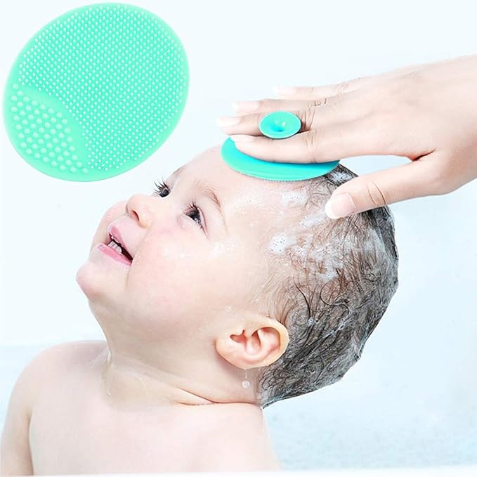 Silicone Facial Cleansing Brush - Face Scrubber & Exfoliator for Deep Cleaning, Blackhead & Acne Pore Care