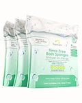 Nurture Valley Sponge Bath Wipes Large Disposable Wash Cloths Adults 30Pack