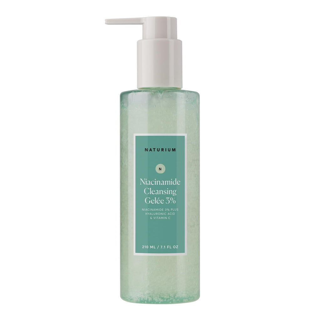 Naturium Niacinamide Cleansing Gelée 3%, Gel Face Cleanser, 7.1 fl oz