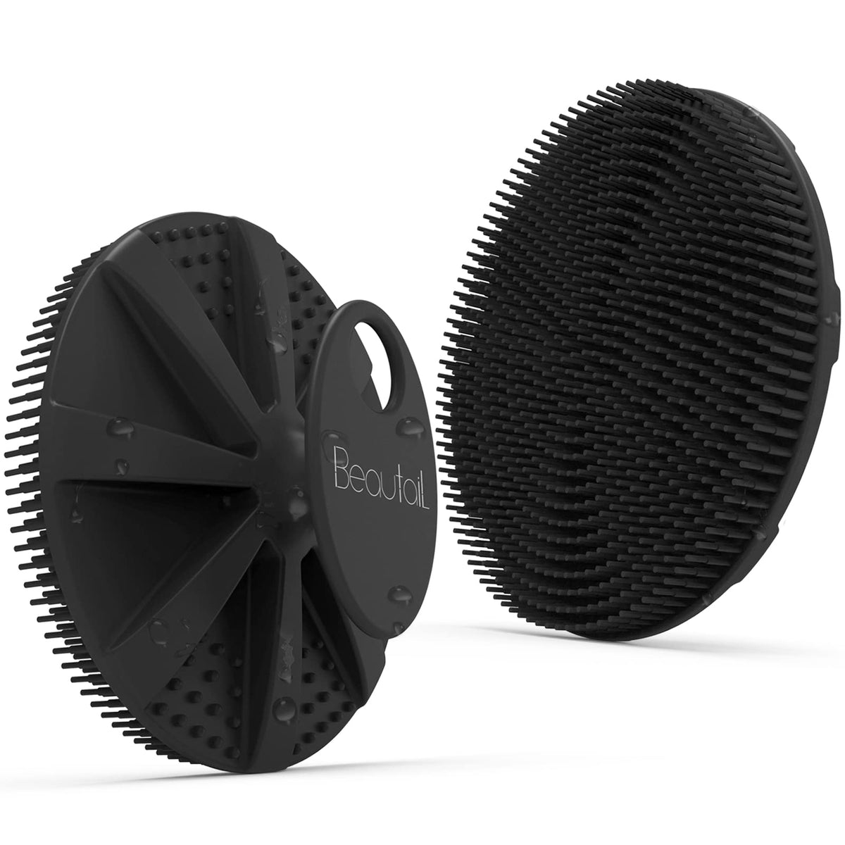 Silicone Body Scrubber, BEAUTAIL Gentle Exfoliating Brush for All Skin Type