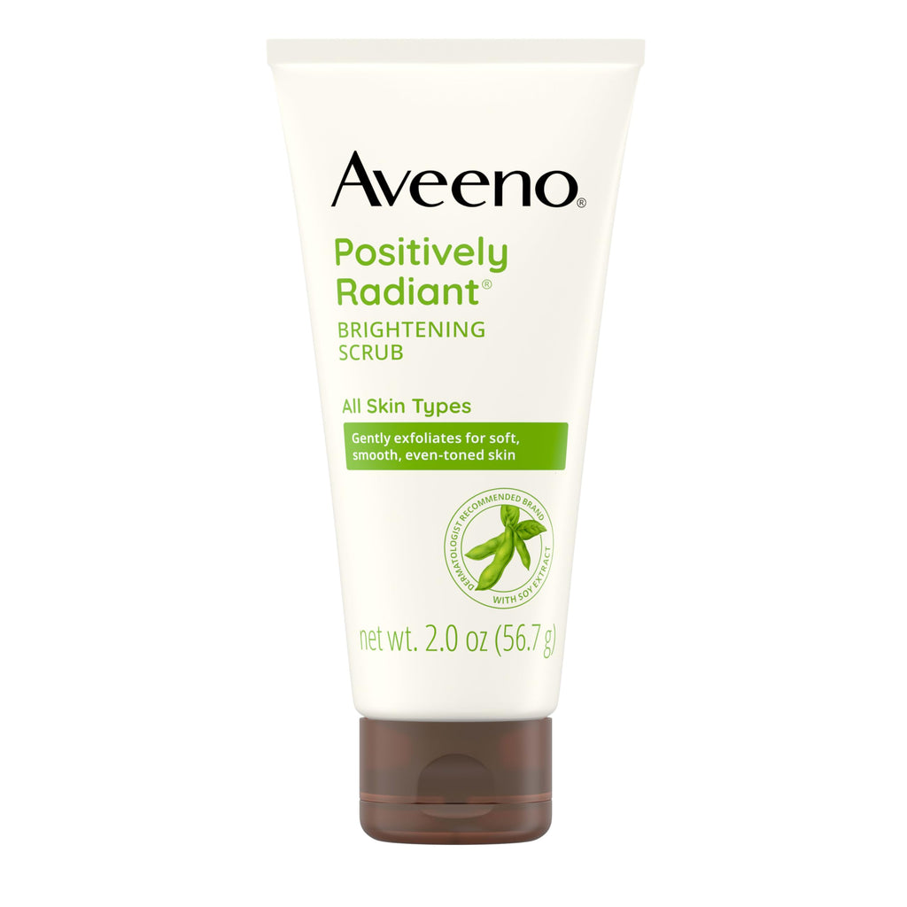 Aveeno Positively Radiant Exfoliating Daily Facial Scrub, 2 oz
