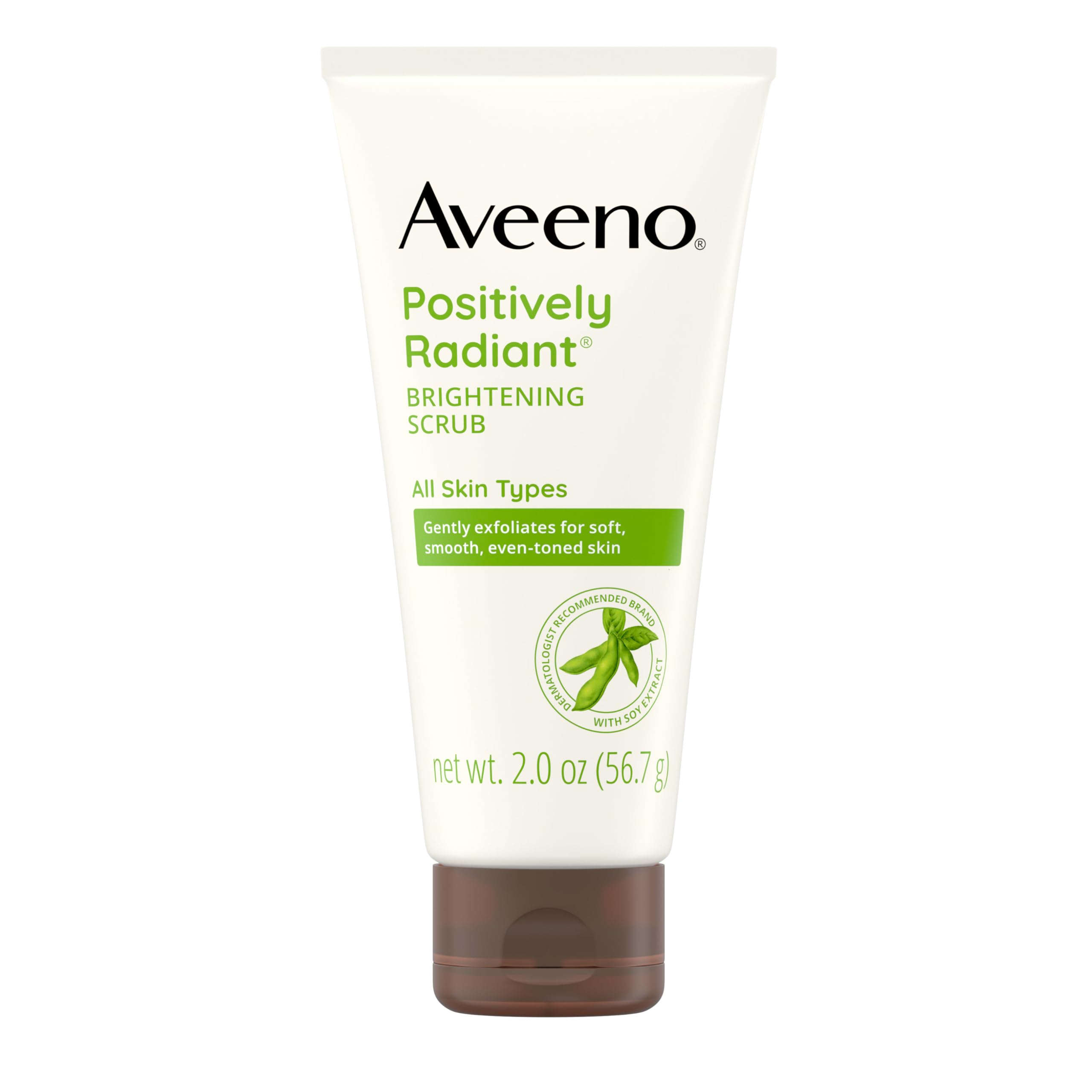 Aveeno Positively Radiant Exfoliating Daily Facial Scrub, 2 oz