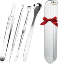 Professional Blackhead Remover Pimple Popper Tools Kit, Pore Prep Scraper, Precision Nose Blackhead Extractor Tweezers, Black Head Removal for Face Acne, Whitehead Popping Extractor, Blemish Comedone