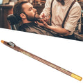ZIZEV Beard Pencil Beard Shaping Tool Tracing Pen Tray Liner Beard Tracing Pen Barber Hairline Pencil Beard Mustache Combs (light brown)