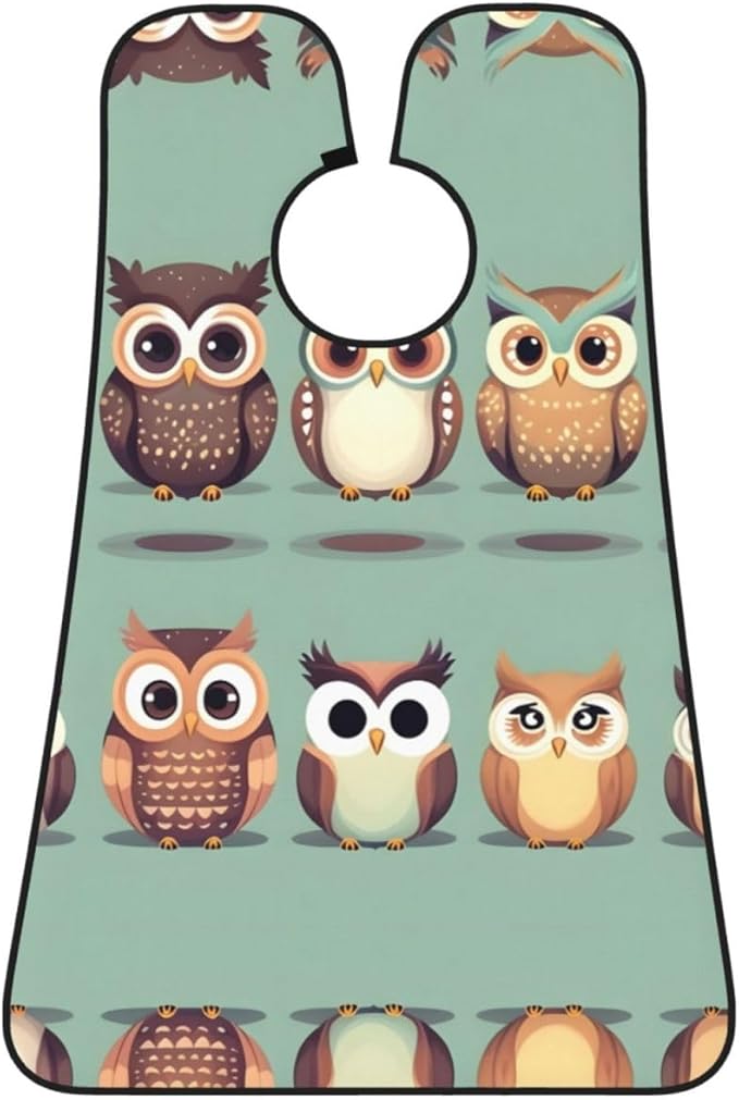Pansy Perfection Print Beard Bib Shaving Apron, Beard Hair Trimming Cape Gift For Dad