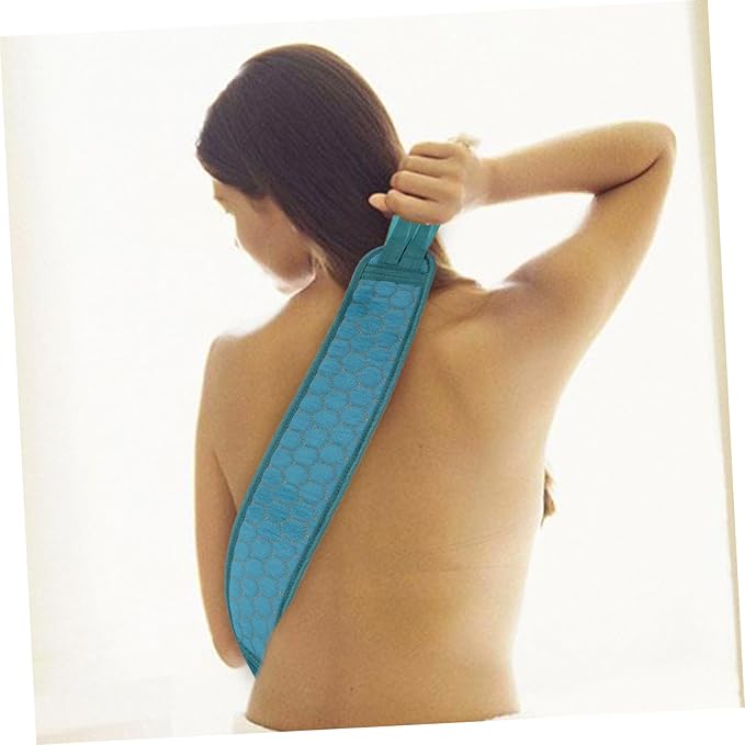 DECORNIJIA Exfoliating Back Scrubber Set 2pcs Long Bath Strap Gloves for Deep Cleansing Suitable for Skin Types Soft Touch