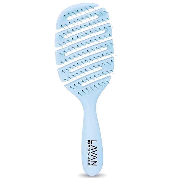 Flex Detangling Hair Brush (BABY BLUE)