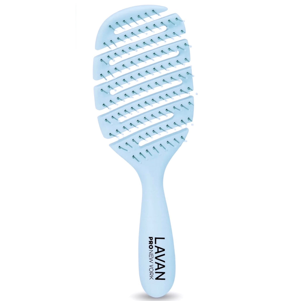 LAVANPRO New York Flex Detangling Hair Brush (BABY BLUE)