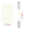 Empty Cuticle Oil Pen Label Sticker for Nail Tech Manicure Nail Artist Must Haves Nail Growth Care Packaging Staff 100pcs (white 1 x 2in)