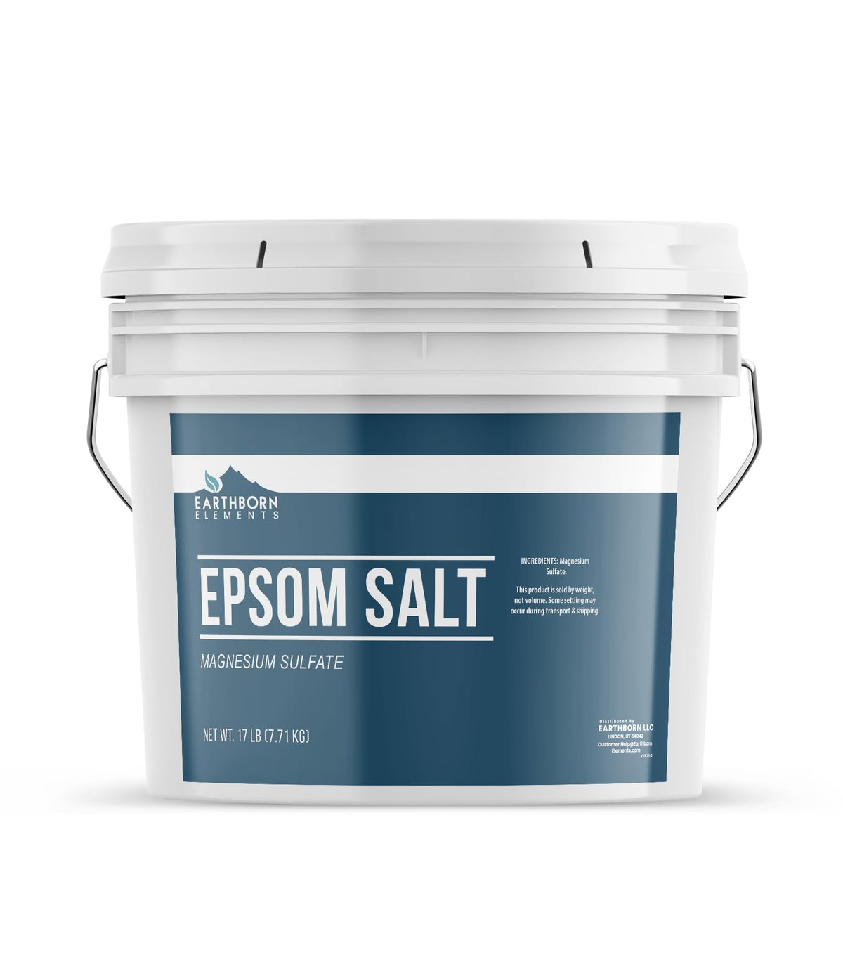 Earthborn Elements Lavender Epsom Salt, Infused with Essential Oil, Always Pure (1 Gallon)
