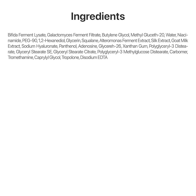 numbuzin No.3 Skin Softening Serum, Fermented Serum for Skin Texture & Pores, Bifida & Galactomyces, Niacinamide, Adenosine, Panthenol, Fragrance-Free, 1.69 fl oz (50ml)