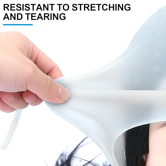 Silicone Highlight Hair Cap with Needle, Reusable Hair Highlighting Cap for DIY Hair Dyeing - Professional Styling Tools Adjustable Hair Dye Hatfor Salon-Quality Highlights