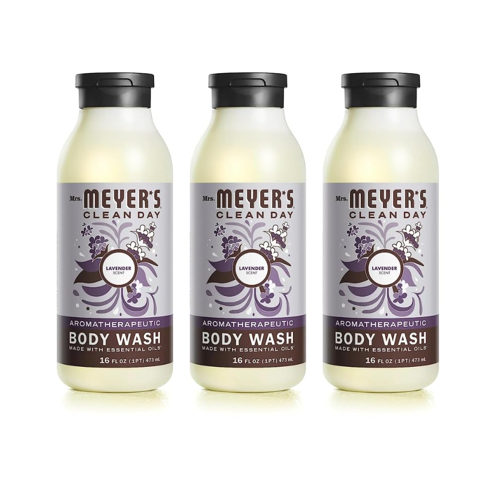 MRS. MEYER'S CLEAN DAY Moisturizing Body Wash, Lavender, 16 fl oz