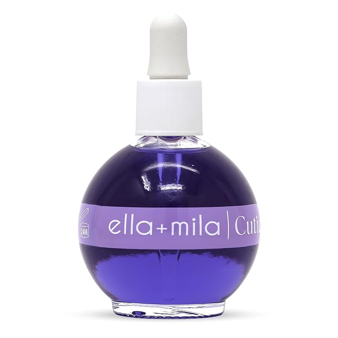ella+mila Cuticle Oil for Nails - Lavender & Chamomile, Vegan, 2.3 fl oz