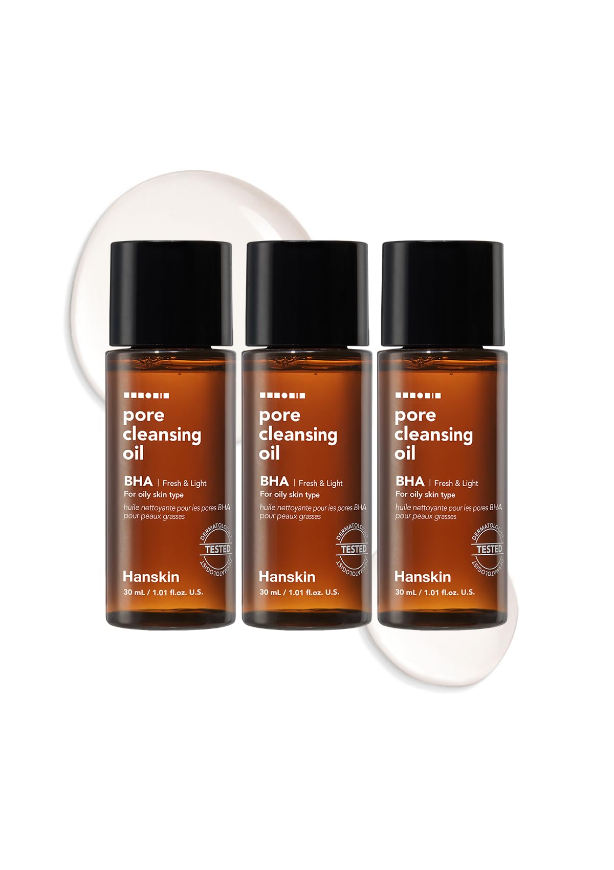 Hanskin Large Size 10.14 fl oz BHA Pore Cleansing Oil for Oily Skin