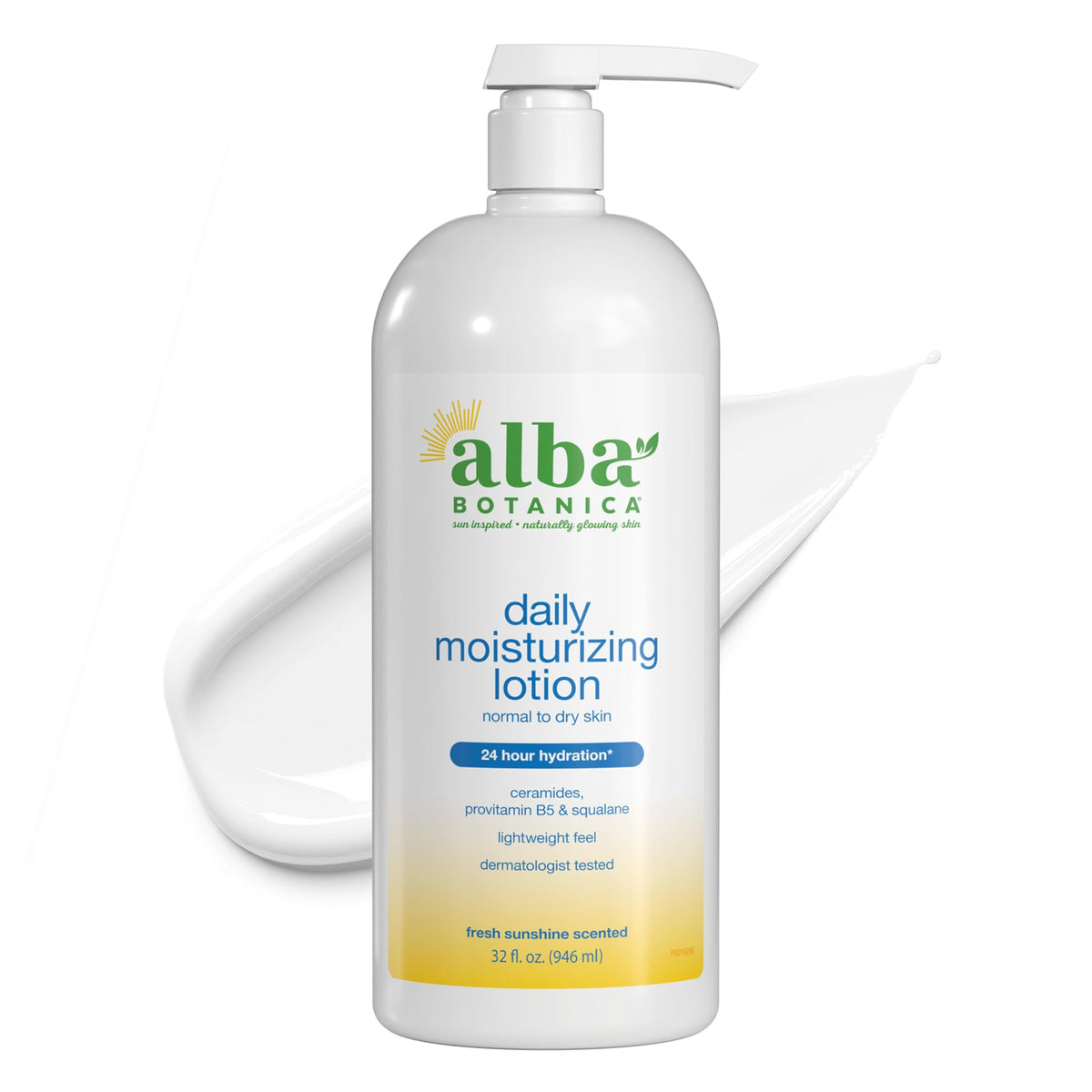 Alba Botanica Daily Moisturizing Lotion, Sensitive Skin, Fragrance Free, 32 Oz (Packaging May Vary)