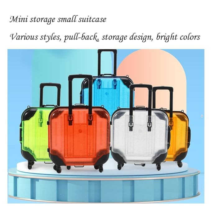 HBZGTLAD 10pcs false eyelashes packaging box pink luggage lashes suitcase mink lashes packing fluffy and curly case empty (C-white)