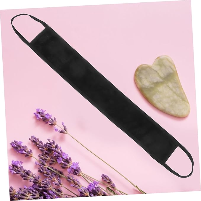 ERINGOGO 2pcs Back Lotion Applicator Strap Long Handle Self Tanning Applicator for Hard to Reach Areas Reusable and Washable Skincare Tool for Adults