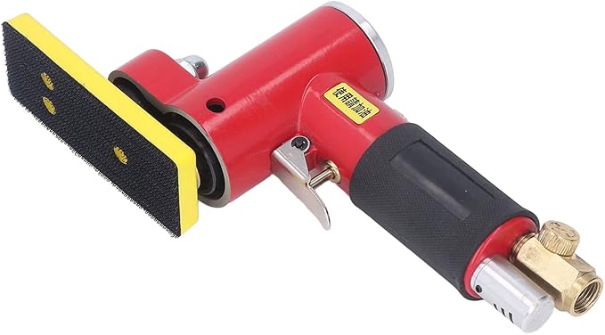 Jadeshay Mini Orbital Sander, High Power Air Sander with Air Filter Random Orbital Pneumatic Sander Polisher for Auto Body Work Furniture Wood Metal Surface