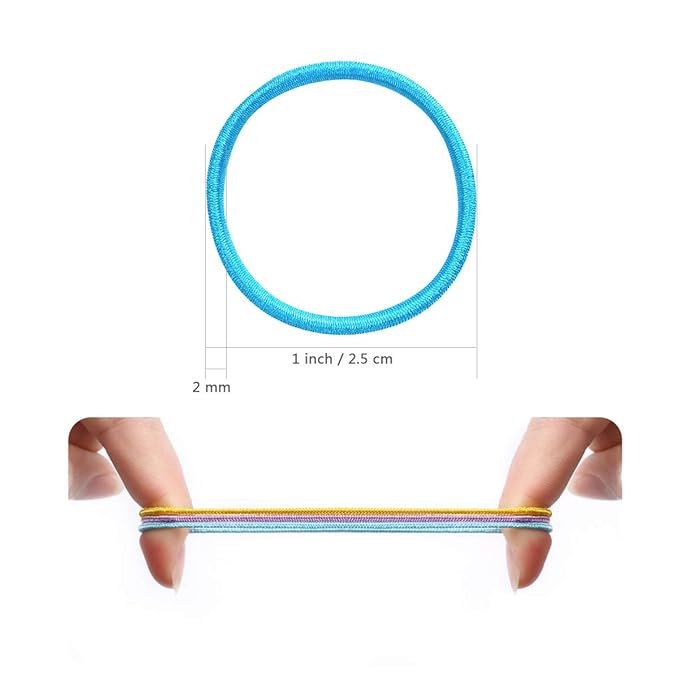 Baby Hair Ties 200Pcs Small Elastic Hair Ties for Baby Girls Infants Kids Toddlers - 20 Colors Ponytail Holders Hair Accessories for Girls