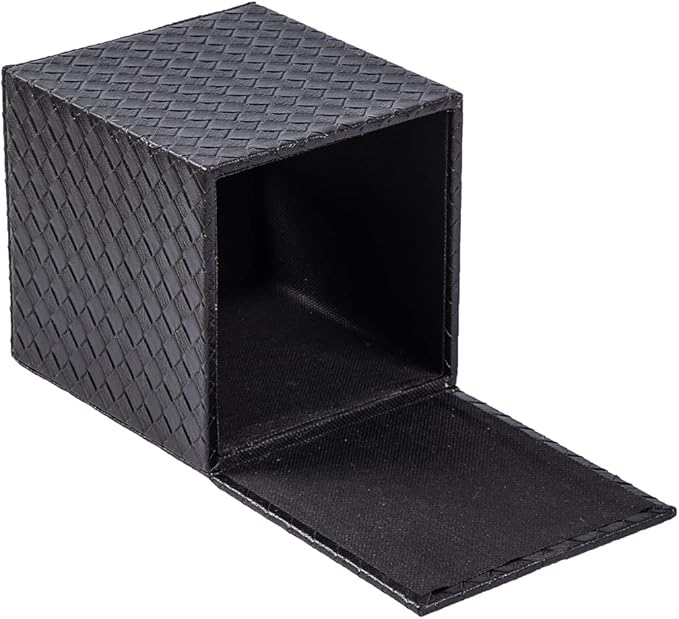 Black Tissue Box Cover, Square, Tissue Box Holders for Bathroom Accessories