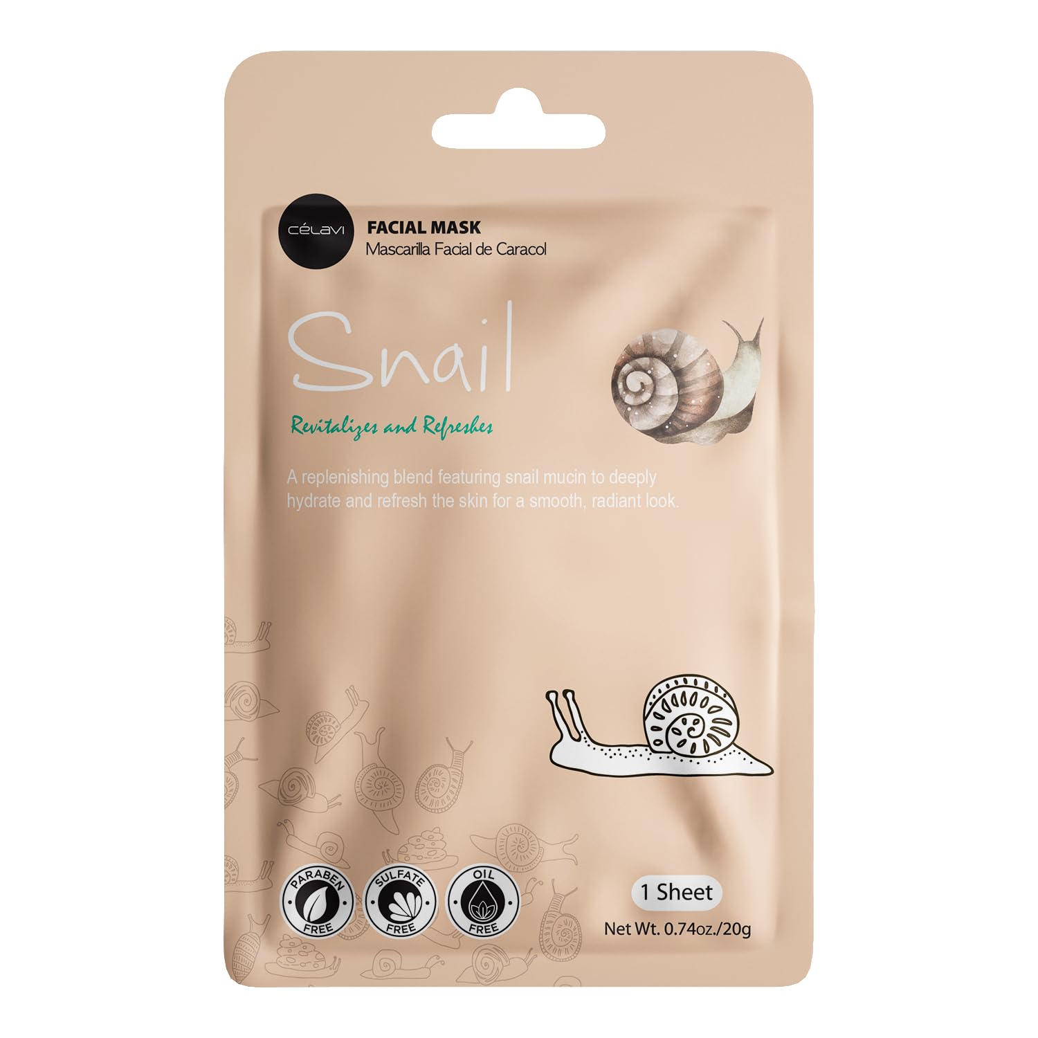 Celavi Essence Facial Face Mask K-Beauty Skincare Korea Skin Care Moisturizing (2 of each) C Set